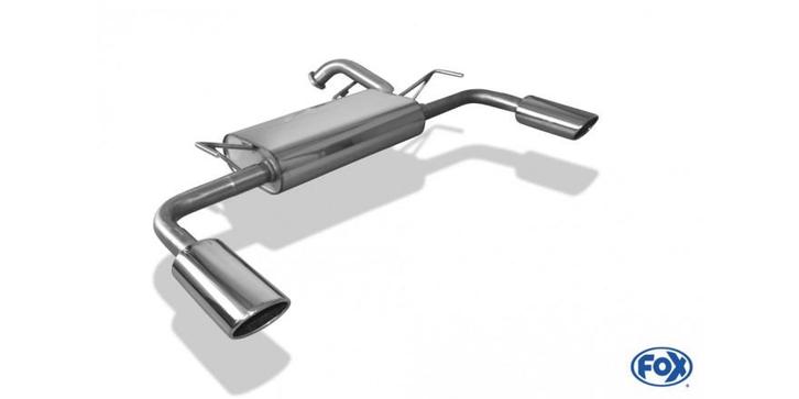 FOX Mitsubishi Lancer CYO sedan/Sportback benzine einddemper, Auto-onderdelen, Uitlaatsystemen, Nieuw, Verzenden