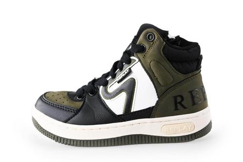 Replay Hoge sneakers in maat 29 Groen | 5% extra korting, Kinderen en Baby's, Kinderkleding | Schoenen en Sokken, Jongen of Meisje