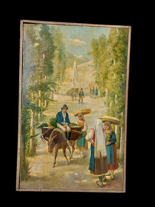 Riccardo Cessi (1840-1913) - Ciociare, Antiek en Kunst, Kunst | Schilderijen | Klassiek