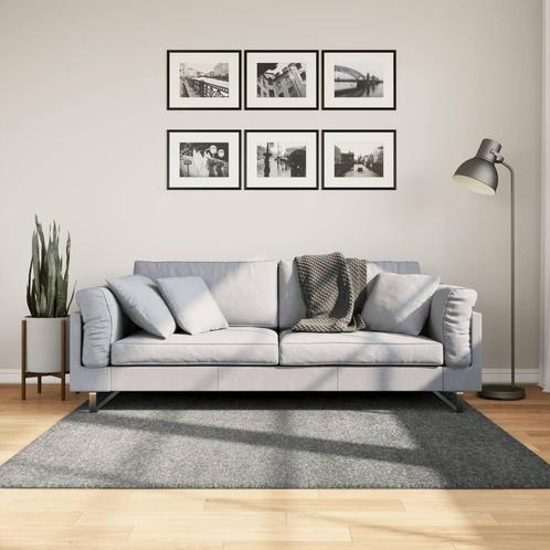 vidaXL Vloerkleed PAMPLONA shaggy hoogpolig modern 160x160, Huis en Inrichting, Stoffering | Tapijten en Vloerkleden, Nieuw, Verzenden