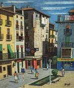 Josep Pujol Ripoll (1905-1987) - Vista urbana, Antiek en Kunst, Kunst | Schilderijen | Klassiek