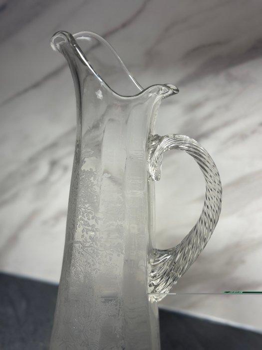 Karaf - Glas - oude glazen karaf, Antiquités & Art, Antiquités | Verre & Cristal