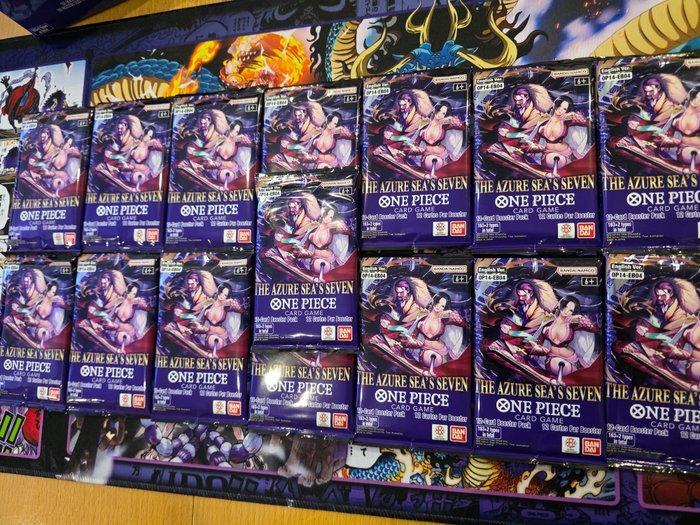 Bandai - 15 Booster pack - One Piece - OP14 The Azure Seas, Hobby en Vrije tijd, Verzamelkaartspellen | Overige