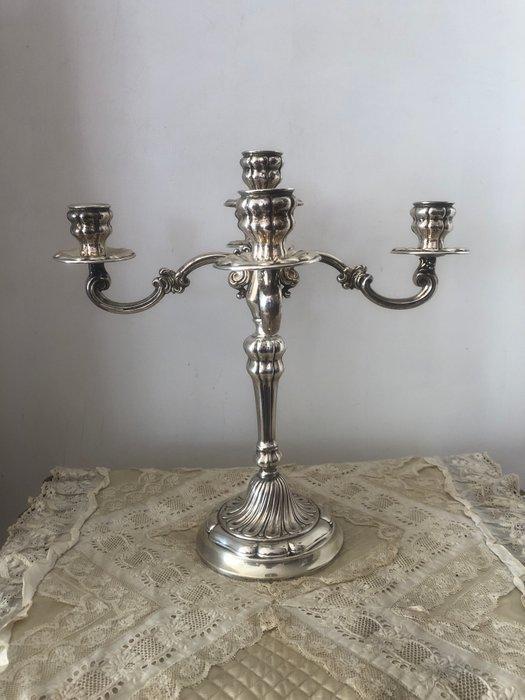 Kaarsenhouder - Zilver, Prachtige kandelaars in 800 zilver,, Antiquités & Art, Antiquités | Argent & Or