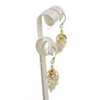 Perle - Argent - Boucles doreilles - Perles de grappes de