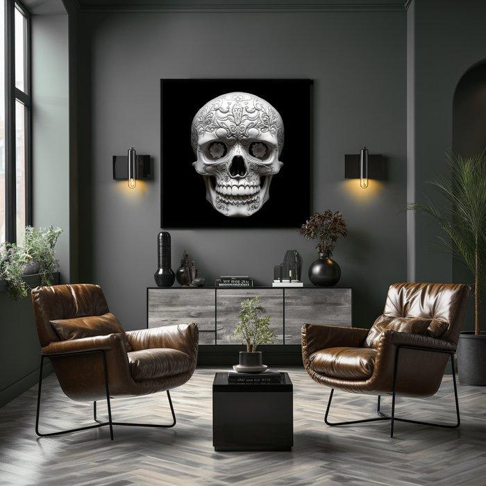 Artxlife - White Leather Skull [XXL], Antiek en Kunst, Antiek | Boeken en Manuscripten