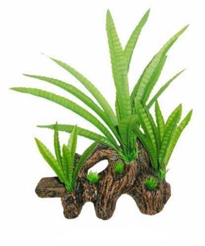 SF Easy Plants Hout Met Microsorium 22cm (SF  kunstplanten), Dieren en Toebehoren, Vissen | Aquaria en Toebehoren, Nieuw, Ophalen of Verzenden