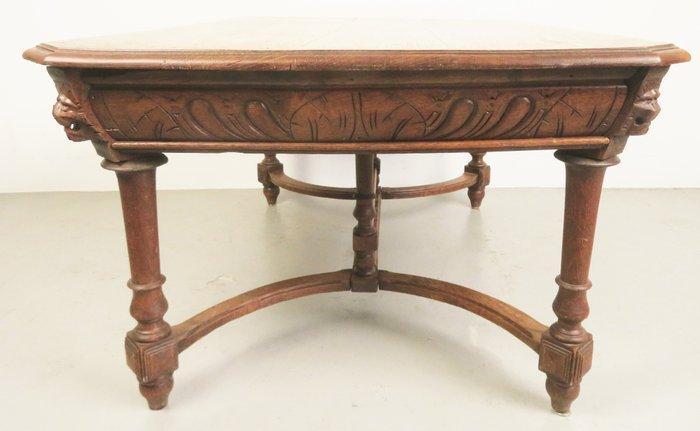 Salontafel - Eik - Met leeuwenkoppen, Antiek en Kunst, Antiek | Overige Antiek