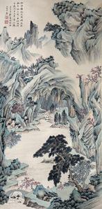 Landscape - Signed - China  (Zonder Minimumprijs), Antiek en Kunst