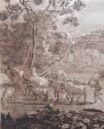 Claude Lorrain (1600-1682) after - Richard Earlom, Antiek en Kunst