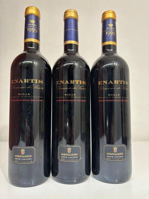 1999 Marques de Grinon, Enartis Dominio de Susar - Rioja - 3, Verzamelen, Wijnen
