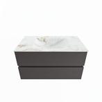 MONDIAZ VICA-DLUX 90cm badmeubel onderkast Dark grey 2, Ophalen of Verzenden, Nieuw, Overige typen