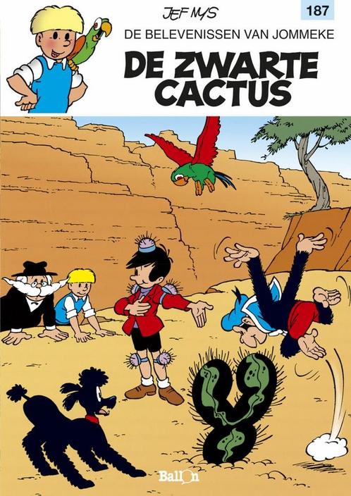 De zwarte cactus / De belevenissen van Jommeke / 187 Jef Nys, Boeken, Stripverhalen, Zo goed als nieuw, Verzenden