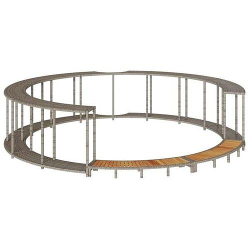 Hottub Ombouw + Opstap - Grijs - Tweede Kansje! 35% Korting, Tuin en Terras, Bubbelbaden en Hottubs, Nieuw, Trap, Verzenden