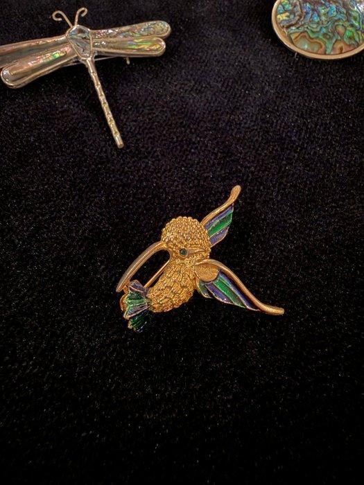 Set van 8 decoratieve broches – circa jaren 1990 in Europa –, Antiek en Kunst, Curiosa en Brocante