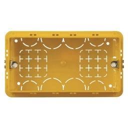 Bticino 4 Module Vierkante Gele Inbouwdoos 130x71x52mm -, Doe-het-zelf en Bouw, Elektriciteit en Kabels, Verzenden