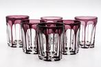 Val Saint Lambert Art Deco Crystal Glass Drinking Set 9x7 cm