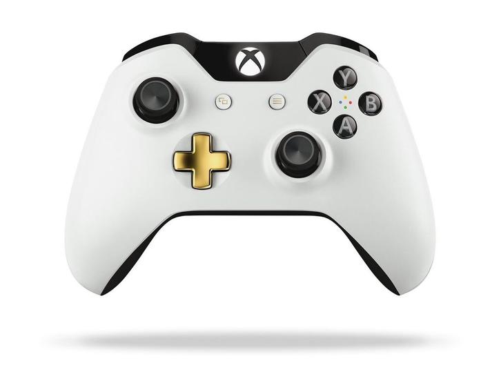 Microsoft Xbox One Controller Lunar White Edition, Games en Spelcomputers, Spelcomputers | Xbox One, Zo goed als nieuw, Ophalen of Verzenden