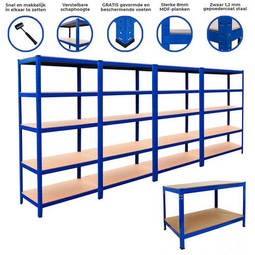 4 x T-Rax Stellingkasten + Werkbank, Articles professionnels, Aménagement de Bureau & Magasin | Entrepôt, Rayonnage & Stockage