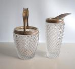 Ijsemmer (2) - .800 zilver - serveerglas, Antiek en Kunst