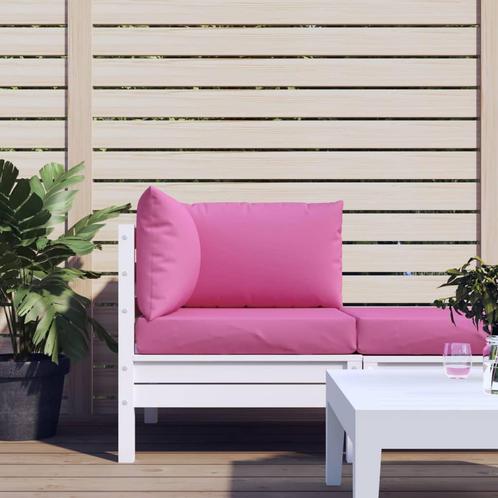 vidaXL Palletkussens 3 st oxford stof roze, Huis en Inrichting, Woonaccessoires | Kussens, Nieuw, Verzenden