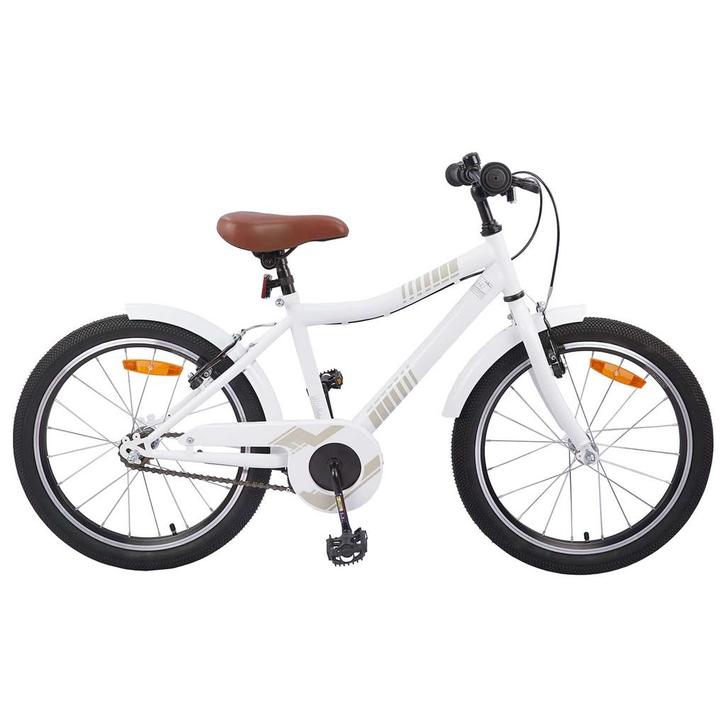 vidaXL Kinderfiets 20 Inch voor 6-11 jaar oud wit, Fietsen en Brommers, Fietsen | Racefietsen, Nieuw, Verzenden
