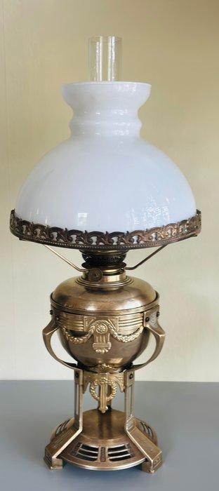 Olielamp - mesing-koper - Barok olielamp, Antiek en Kunst, Antiek | Overige Antiek