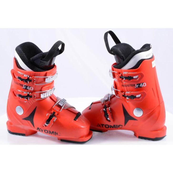 29 30 33 34 kinder skischoenen ATOMIC REDSTER JR 40, RED/bla, Sport en Fitness, Skiën en Langlaufen, Ski, Schoenen, Gebruikt, Atomic