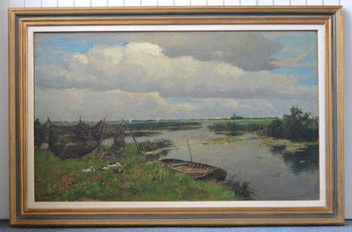 Gerbrand Frederik van Schagen (1880-1968) - Een landschap, Antiek en Kunst, Kunst | Schilderijen | Klassiek