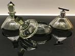 Art déco Ensemble de toilette (3) - Moser & Söhne - Verre