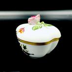 Herend - Heart Shape Jewellry Holder/Box - Rothschild Bird