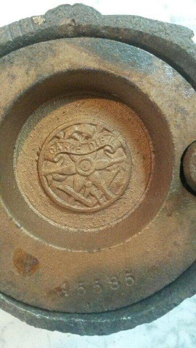 Fonderie Carpe Dien - Inktpot - met een maçonisch symbool,, Antiquités & Art, Curiosités & Brocante