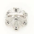 Pendentif - 14 carats Or blanc - Spinel, Handtassen en Accessoires, Antieke sieraden