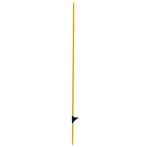 Piquet en fibre de verre rond avec bêche simple jaune 125cm, Animaux & Accessoires