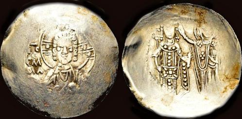 1143-1180ad Byzantine Manuel I Comnenus electrum aspron t..., Postzegels en Munten, Munten en Bankbiljetten | Verzamelingen, Verzenden