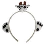 Fako Fashion® - Diadeem - Koe - 10mm - Zwart/Wit, Verzenden, Nieuw