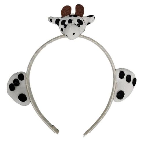 Fako Fashion® - Diadeem - Koe - 10mm - Zwart/Wit, Handtassen en Accessoires, Uiterlijk | Haarverzorging, Verzenden