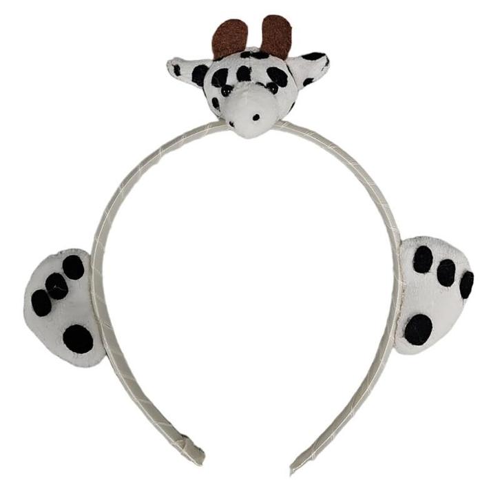 Fako Fashion - Diadeem - Koe - 10mm - Zwart/Wit, Handtassen en Accessoires, Uiterlijk | Haarverzorging, Verzenden