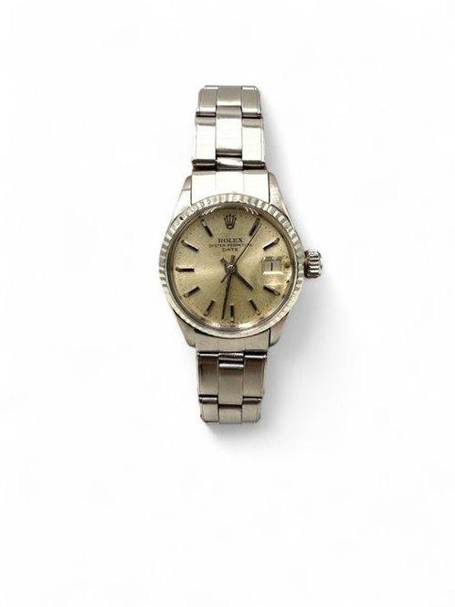 Rolex - Oyster Perpetual Date - 6517 - Femme - 1971, Handtassen en Accessoires, Horloges | Heren