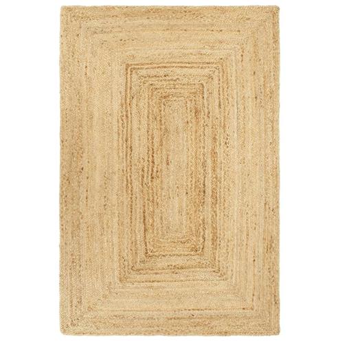 vidaXL Vloerkleed handgemaakt 200x300 cm jute, Huis en Inrichting, Stoffering | Tapijten en Vloerkleden, Nieuw, Verzenden