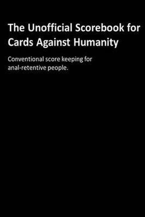 The Unofficial Scorebook for Cards Against Humanity, Boeken, Overige Boeken, Gelezen, Verzenden