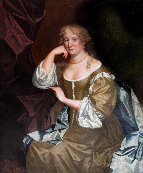 Sir Peter Lely (1618-1680), Follower of - Portrait of lady, Antiquités & Art, Art | Peinture | Classique