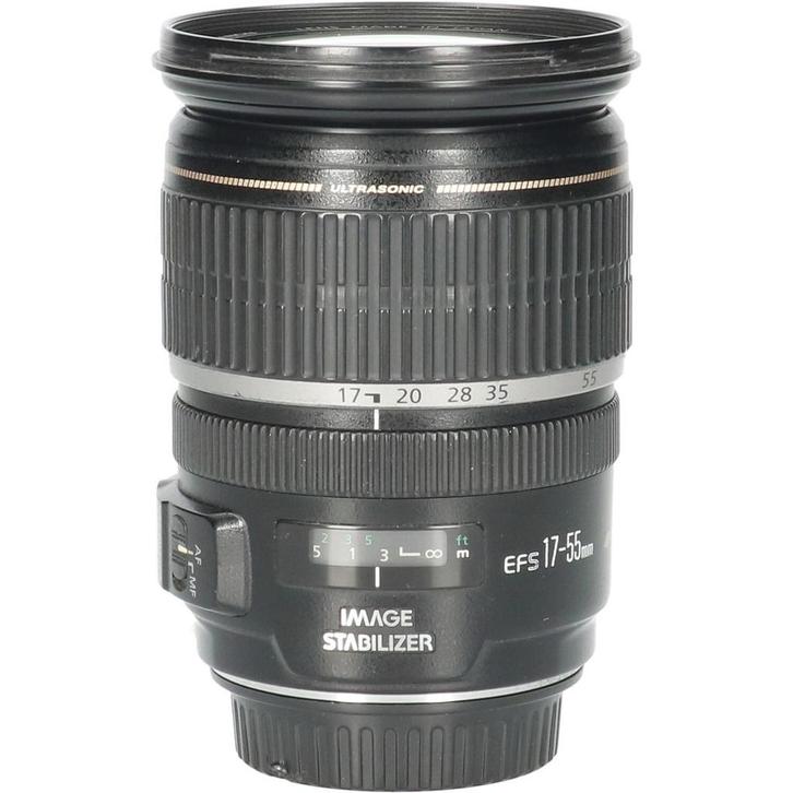 Tweedehands Canon EF-S 17-55mm f/2.8 IS USM CM4906, Audio, Tv en Foto, Foto | Lenzen en Objectieven, Overige typen, Gebruikt, Zoom