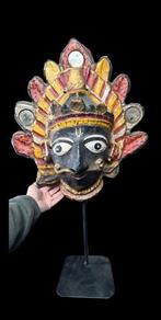 Masque de Krishna avec sa décoration originale authentique -, Antiek en Kunst