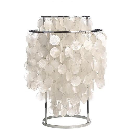 Tafellamp Shell style lamp parelmoer, Huis en Inrichting, Lampen | Tafellampen, Nieuw, Verzenden