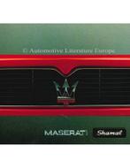 1992 MASERATI SHAMAL BROCHURE ENGELS SPAANS, Boeken, Nieuw
