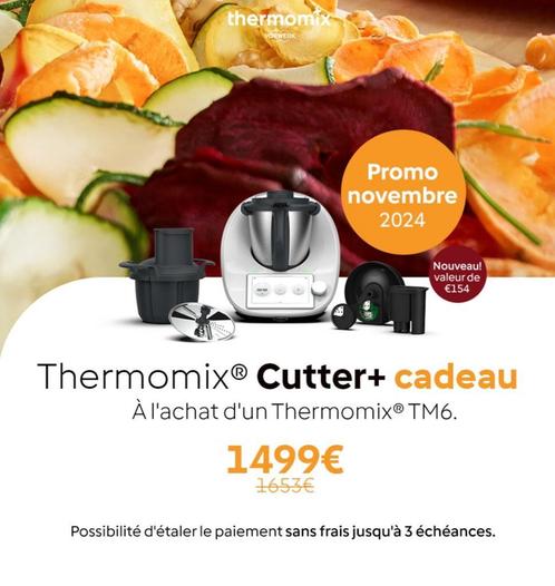 TM6 +CUTTER+SPIRILIZER  ou TM6 +THERMOMÈTRE SENSOR 5 429 420, Maison & Meubles, Cuisine | Éléments de cuisine, Envoi