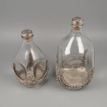 Djokja - Karaf (2) - .800 zilver, Antiek en Kunst