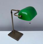 Bureaulamp - Glas, Staal - Verstelbare Bankierslamp