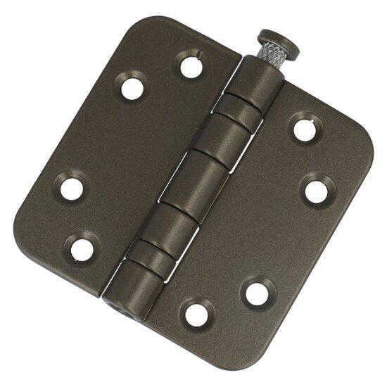 Kogellagerscharnier 7676 mm ronde hoek brons, Bricolage & Construction, Serrurerie de bâtiment & Dispositif de fermeture, Enlèvement ou Envoi